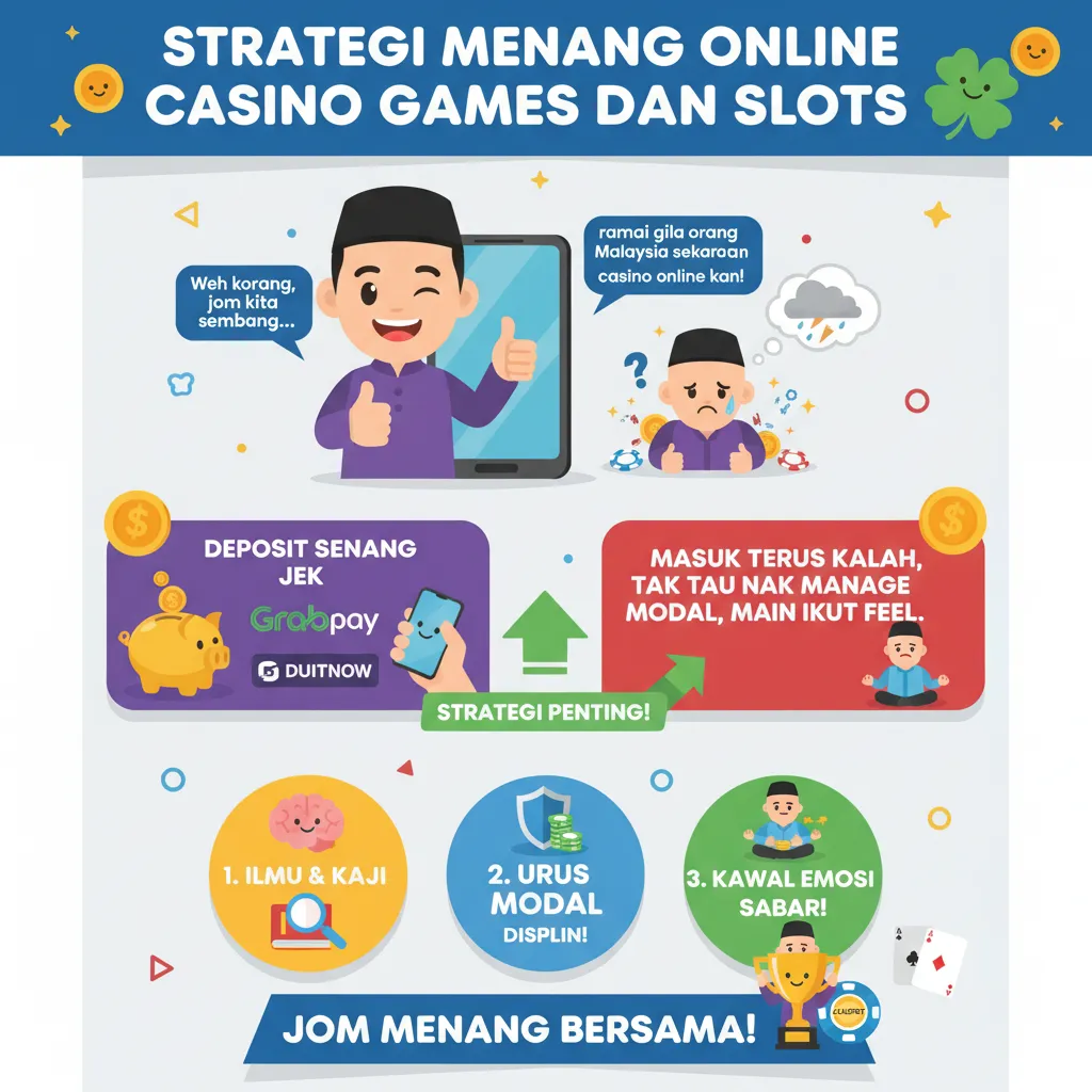 Strategi Menang Online Casino Games dan Slots