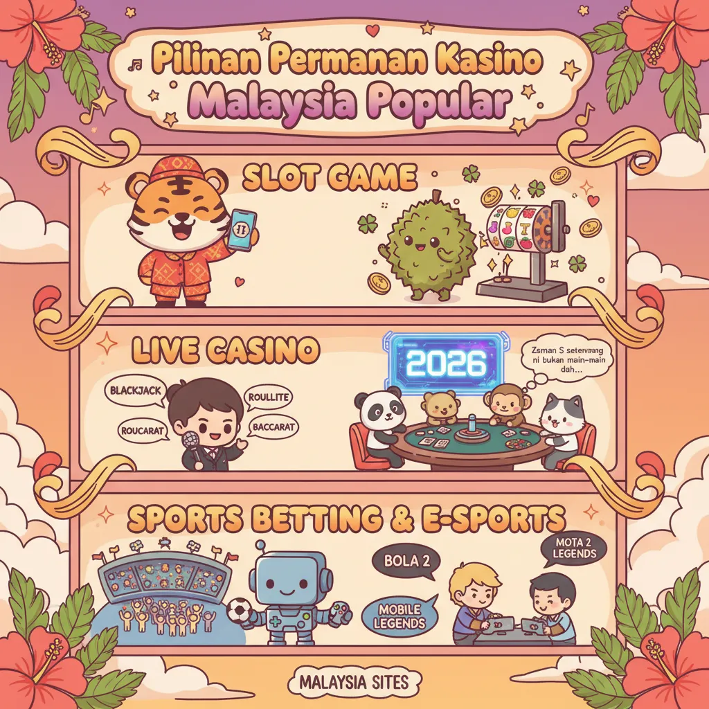 Pilihan Permainan Kasino Malaysia Popular