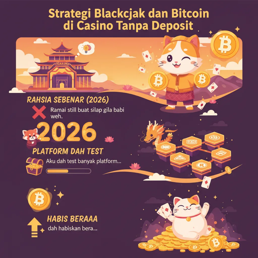 Strategi blackjack dan Bitcoin di casino tanpa deposit